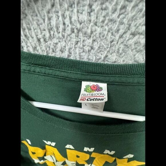 Shirt L Green I Wanna Party Like It’s 1989 Smack Apparel cotton - Picture 4 of 11